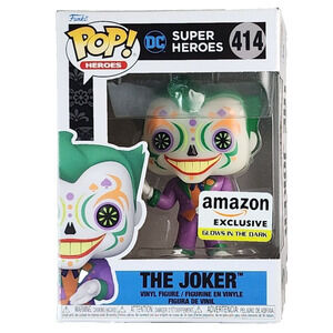 Funko Pop! Vinyl: The Joker DC Super Heroes Dia de Los Muertos #414 Figure New